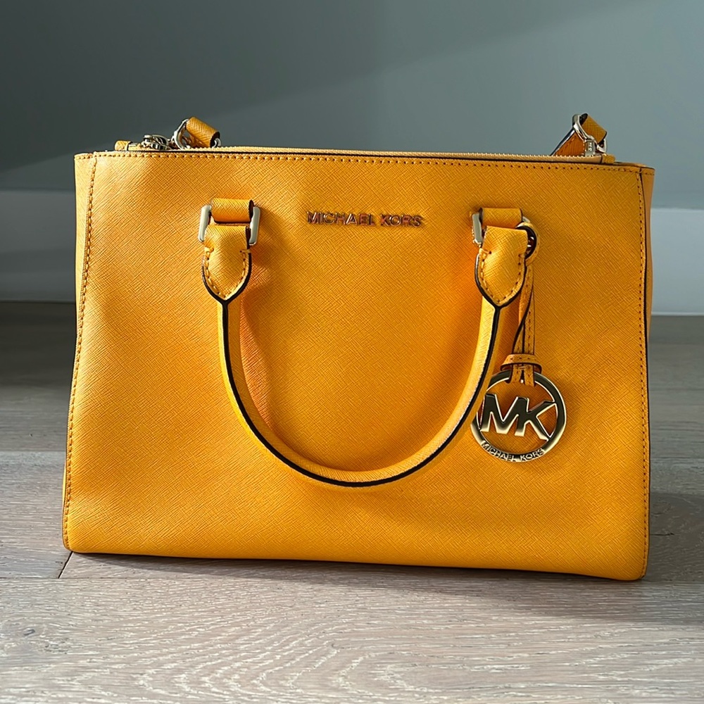 Michael Kors yellow purse